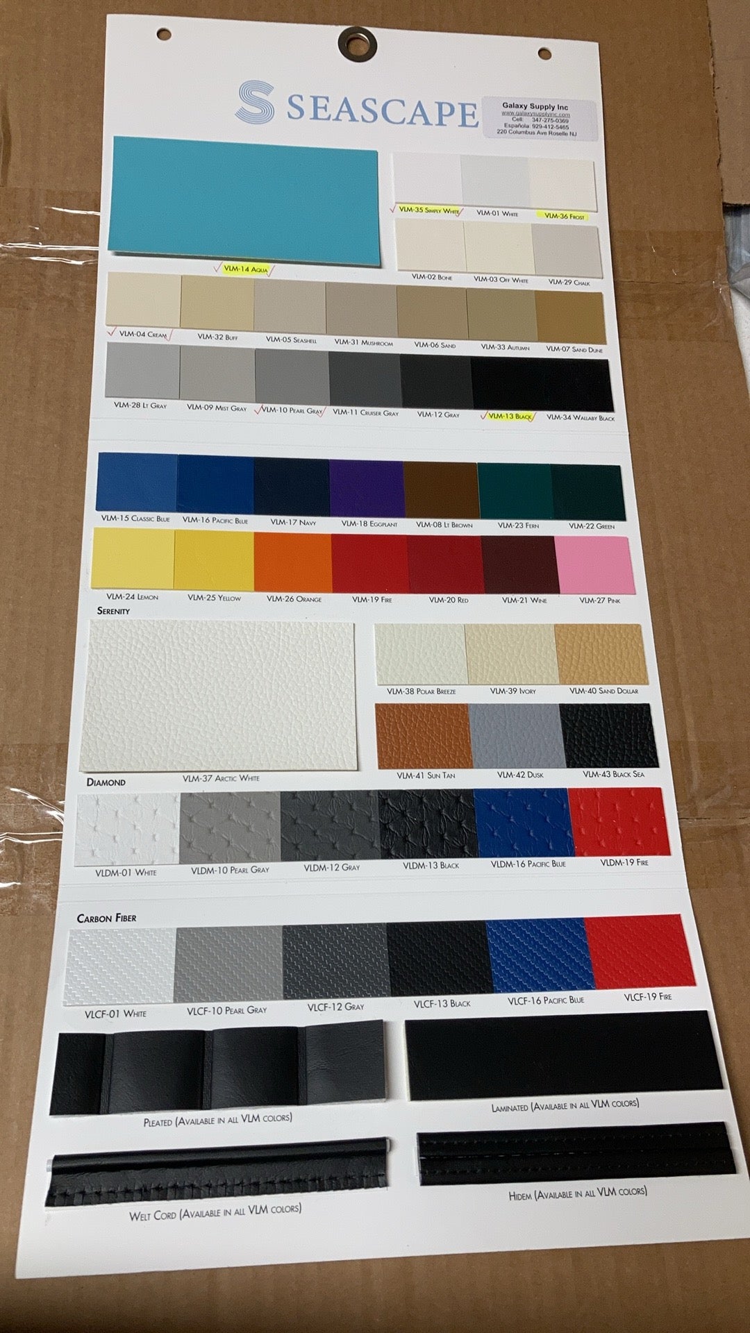 Marine Vinyl Seascape Series 54" Width VLM-33 Autumn