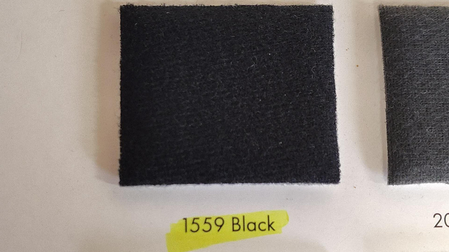 Headliner Fabric 60" Wide Brushed Fabric 1559 Black Packed & Sold By Yard