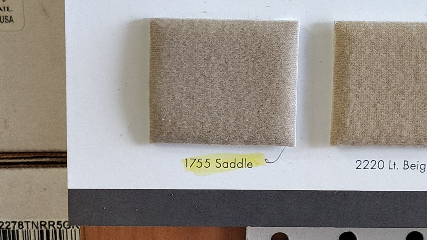 Headliner Fabric 60" Wide Brushed Fabric 1755 Saddle Packed & Sold By Yard