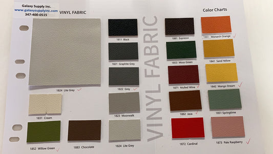 Vinyl 1800 Series Premium Grade. #1811 Black