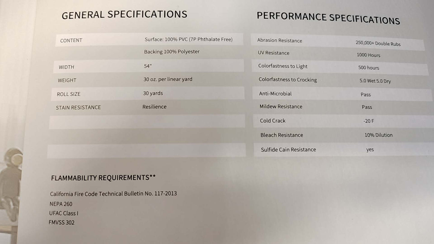 Vinyl 2000 Series Premium Grade. #C1 Parchment