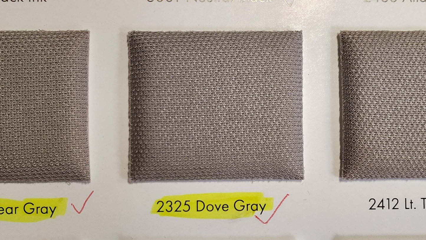 Headliner Fabric 60" Wide Flat Knit Fabric 2325 Dove Gray Packed & Sold By Yard