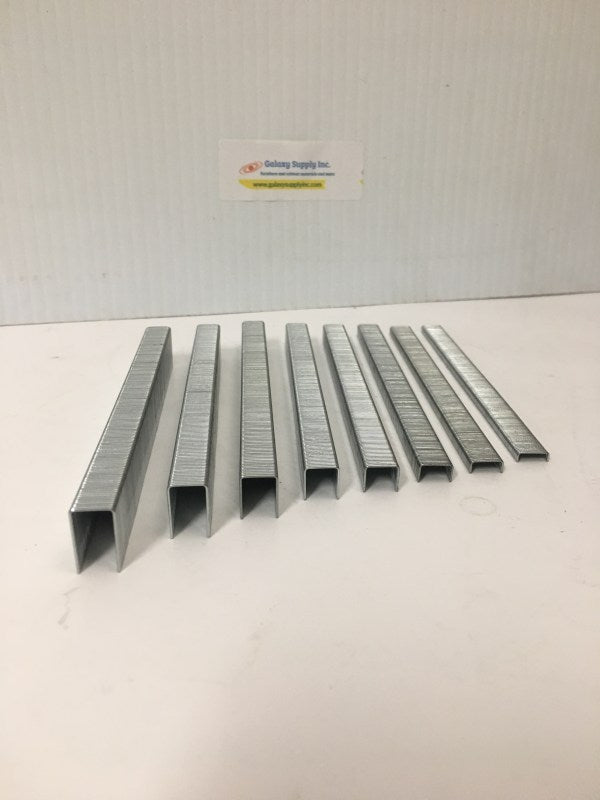 BEA 71 Series 22 Gauge 3/8" Crown Upholstery Staples Galvanized / Stainless Steel