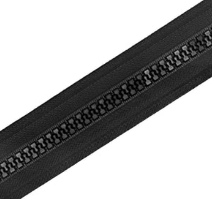 Zippers & Sliders, Size #10 Coil Molded Plastic Zipper, For Marine Use