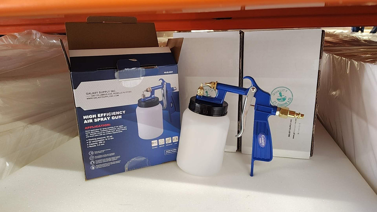 High Efficiency Air Spray Gun With Plastic Jar