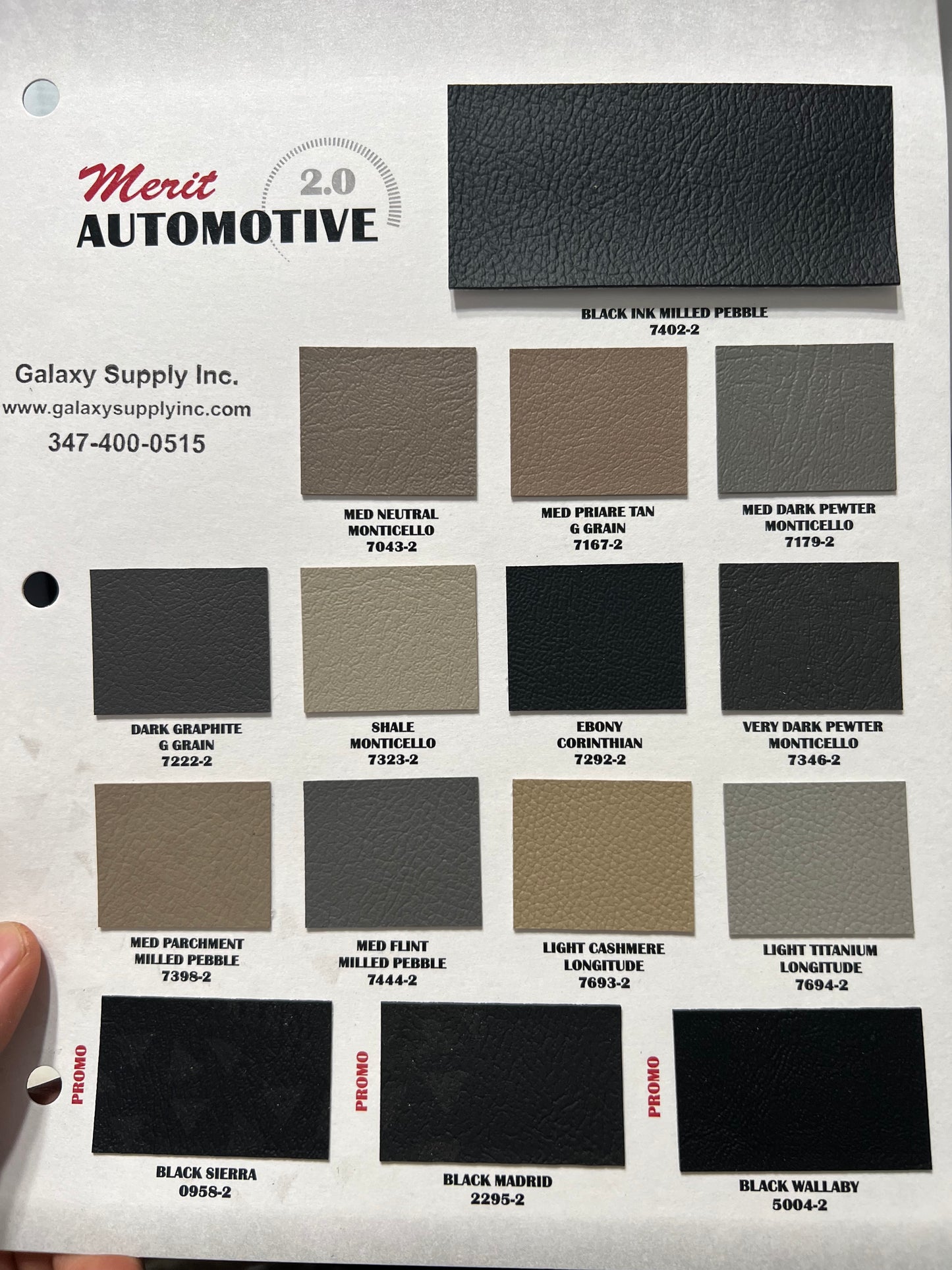 Automotive 2.0 Vinyl 54" Width Full Roll 30 Yards