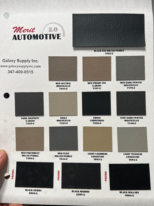 Automotive 2.0 Vinyl 54" Width Full Roll 30 Yards