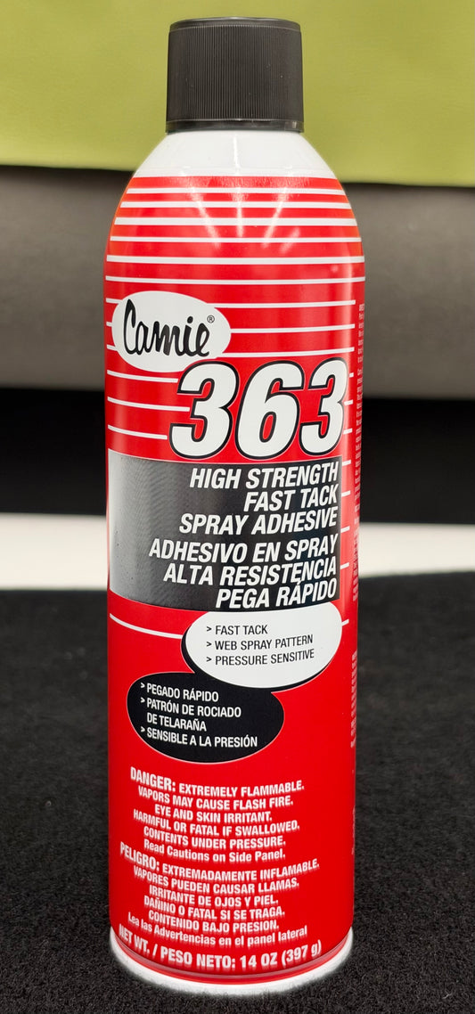 Camie 363 High Strength Fast Tack Spray Adhesive – 14 oz. Free shipping when order Full Case