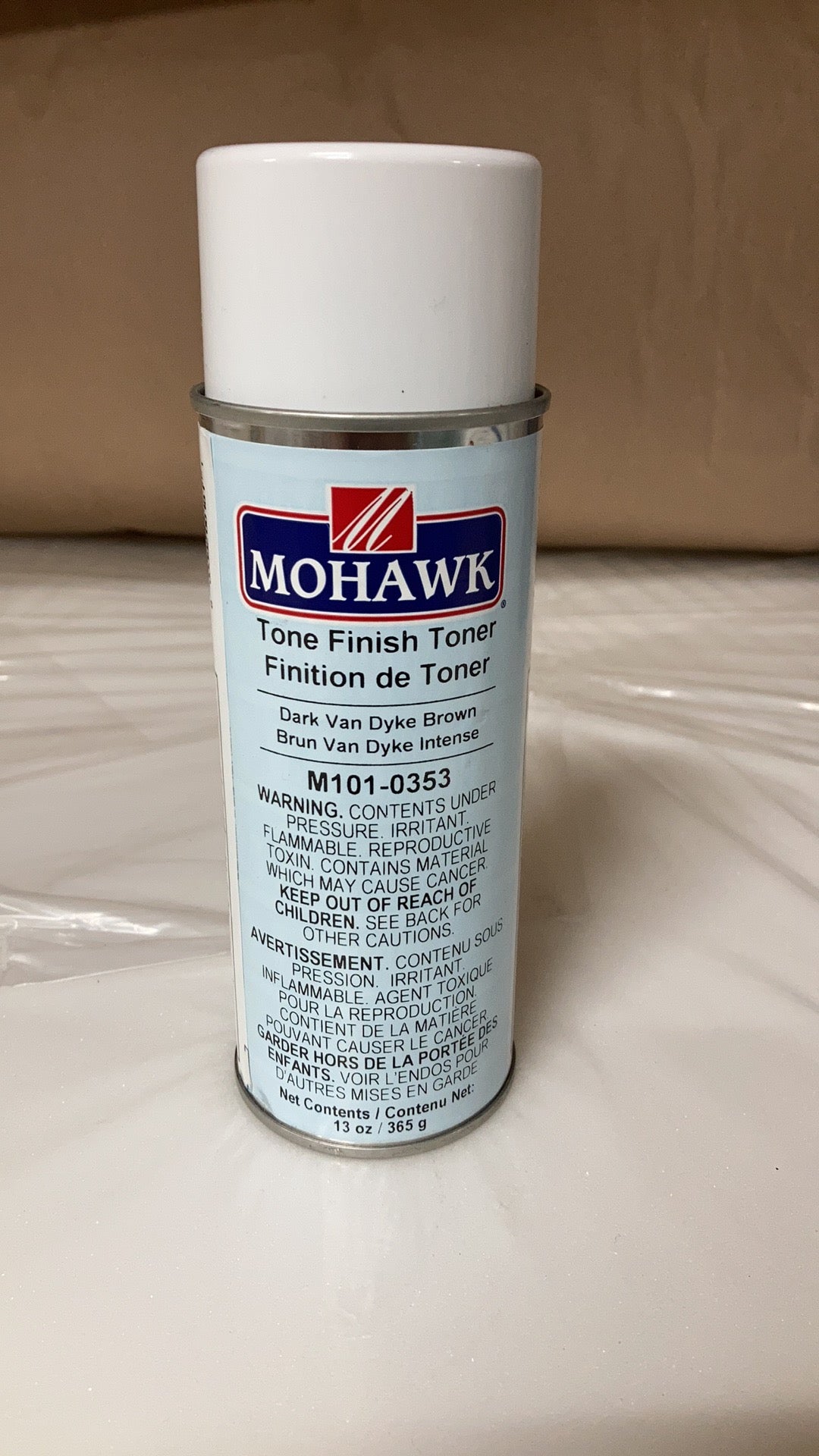 Mohawk Spray Paint, M101-0353 Tone Finish Toner (Dark Van Dyke Brown)