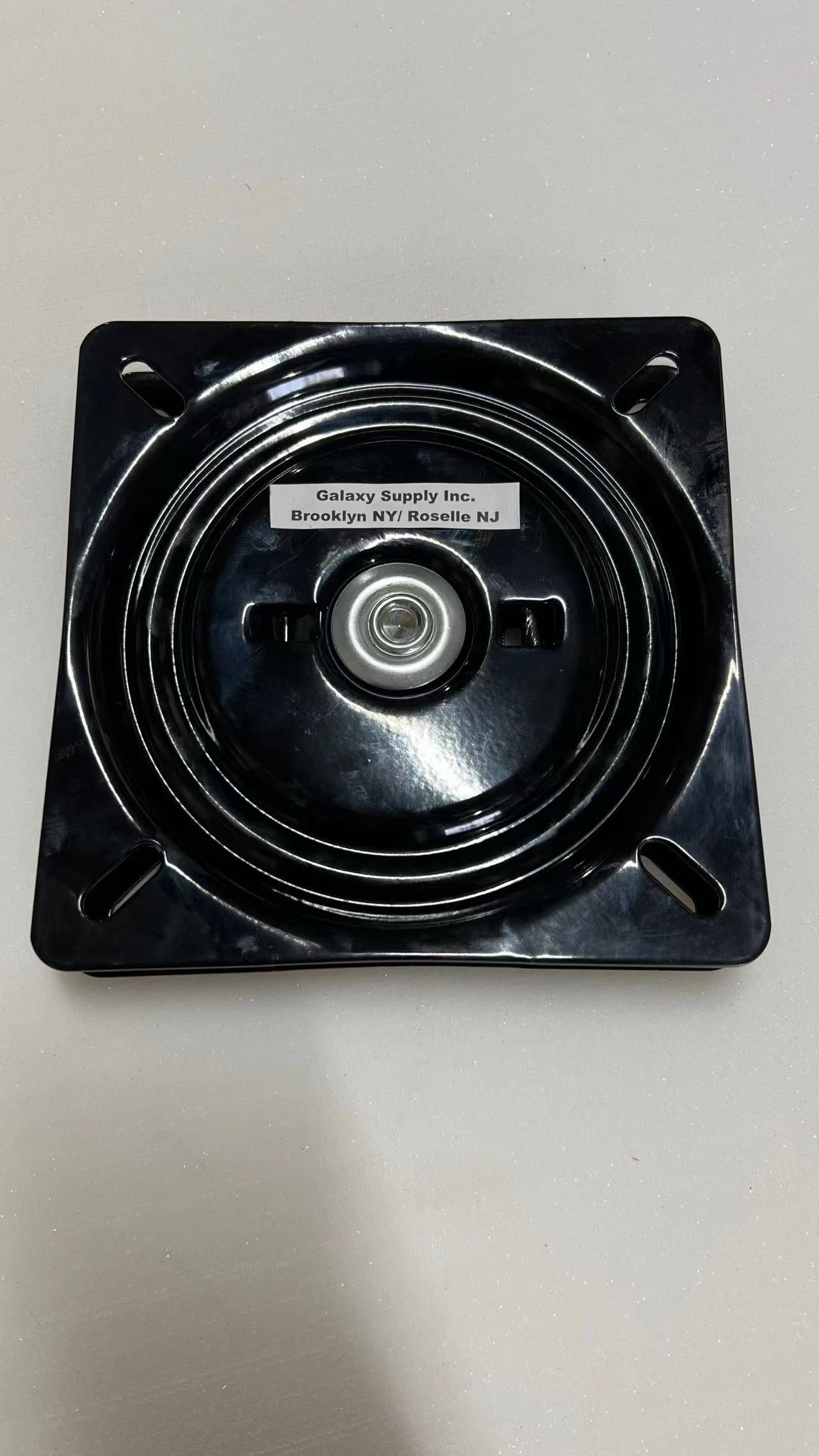 2.5MM Thick Solid Steel Heavy Duty 10" Bar Stool Swivel Replacement for Chair & Bar Stool Square Swivel Furniture Replacement