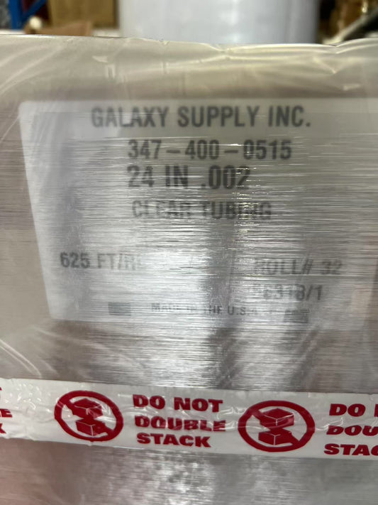 Poly Tubing 24" / 36" Wide. For Furniture Covers / Bags