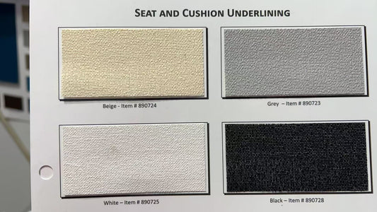 Marine Grade Underlining Cover Fabric 54" Wide Available In 4 Colors