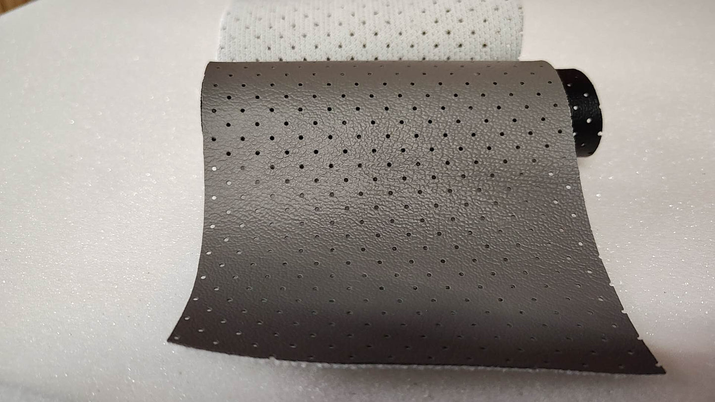 Automotive Vinyl Soft Impact Series 54" Width VLST-17P Med Gray Perforated Vinyl