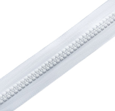 Zippers & Sliders, Size #10 Coil Molded Plastic Zipper, For Marine Use