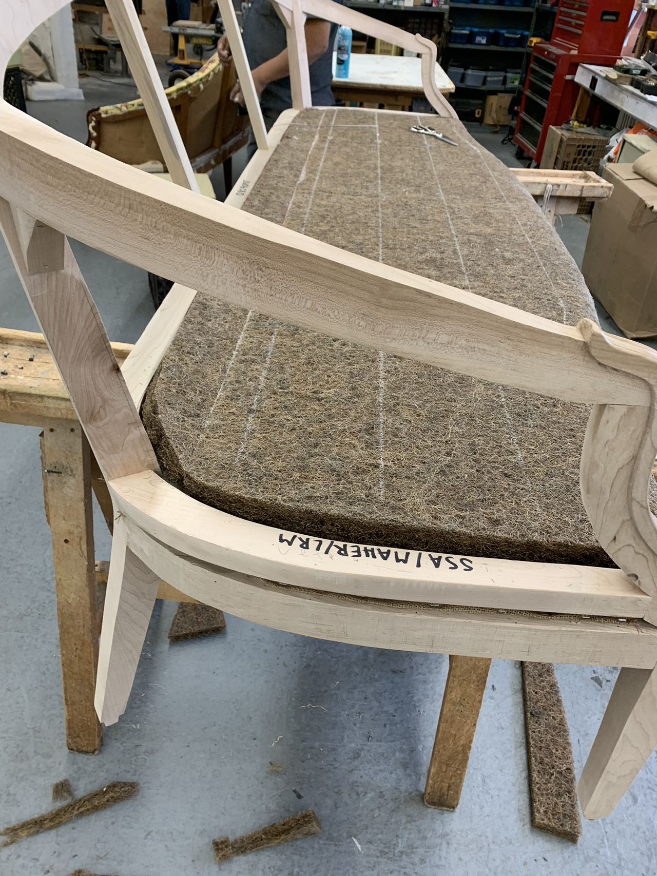 Rubberized Coconut Hair 1" x 24" x 108"