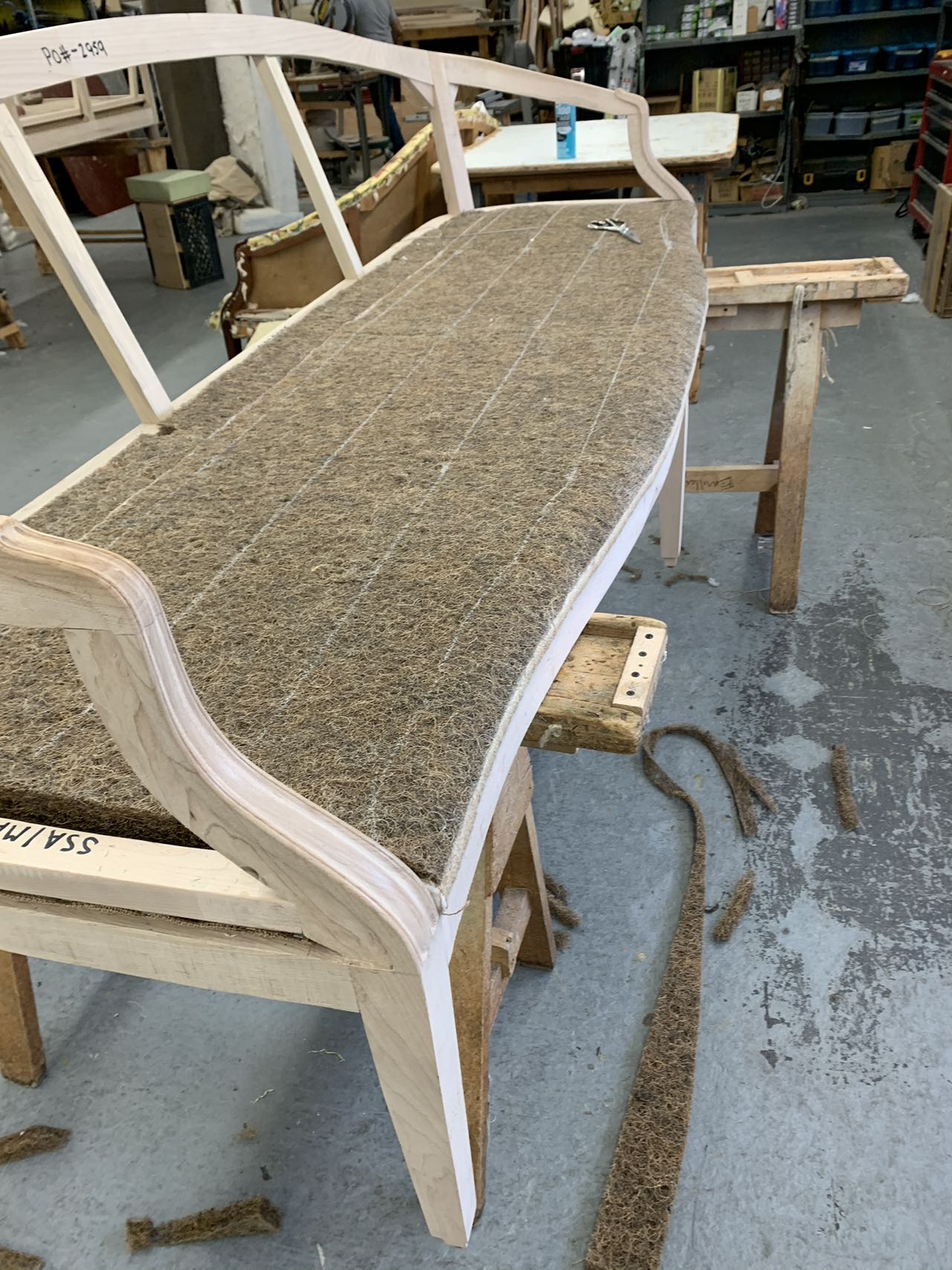 Rubberized Coconut Hair 1" x 24" x 108"