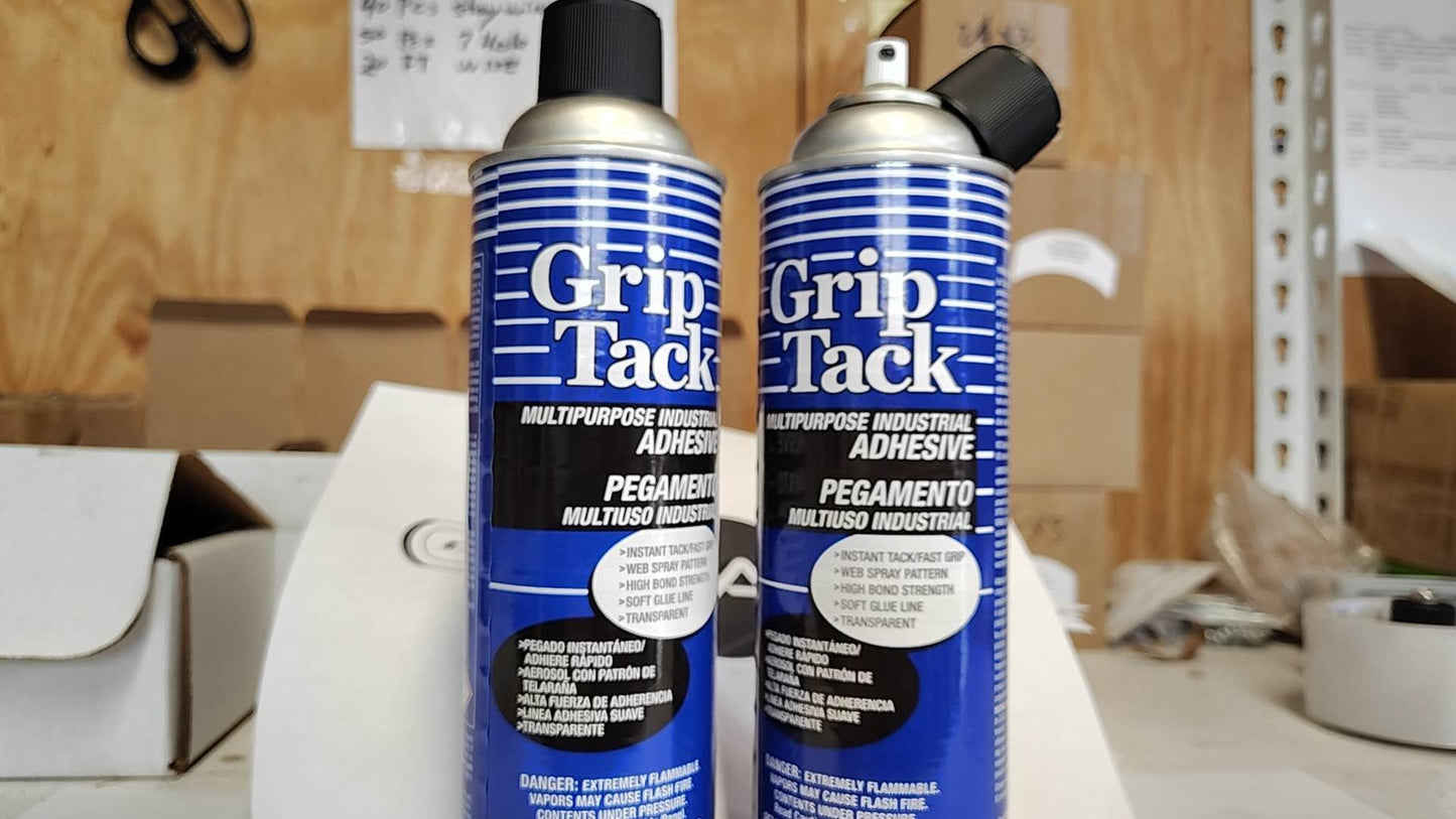 Grip Tack Foam Spray Adhesive 12 oz.