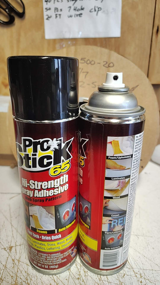 Pro Stick 65 Upholstery Spray Adhesive 17 oz. Web Spray Pattern with Adjustable nozzle