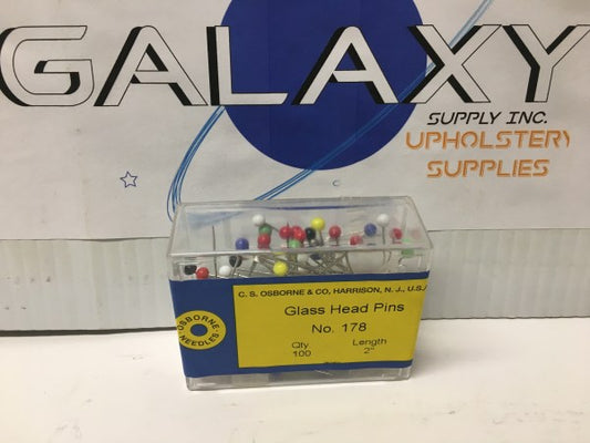 No. 178 & 181 Glass Head Pins