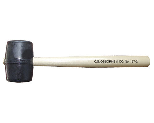 No. 197 - Black Rubber Mallet