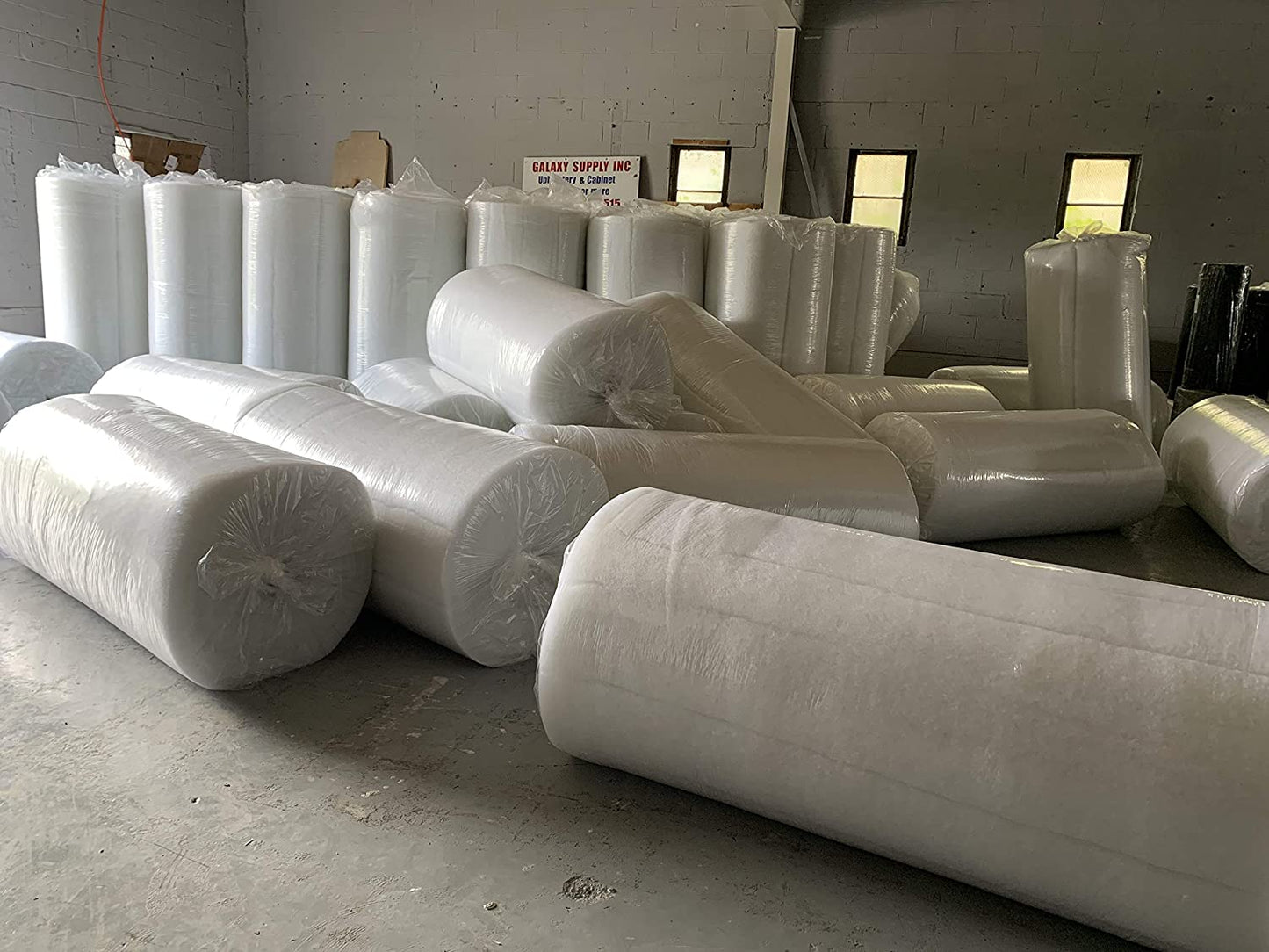 Bonded Dacron Upholstery Grade Polyester Batting, 1/2" x 30". Note: 1/2" Thickness Before The Vacuum Handing