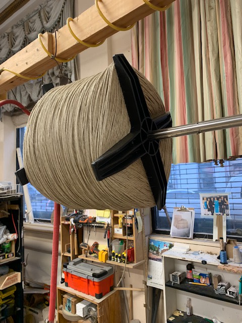 Upholstery Spring Twine Brown Color. Made In The Italy For Tying Spring