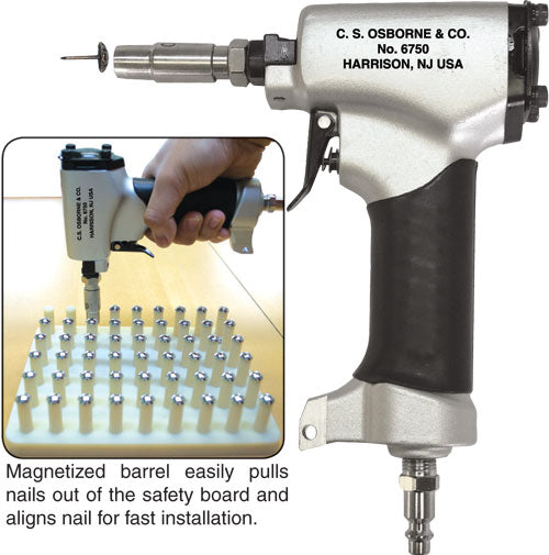 No. 6750 - Pneumatic Decorative Nailer (Additional Barrel Available)