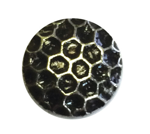 No. 7210-OSLR 1/2 - Honey Comb Old Silver Lacquer Rolled
