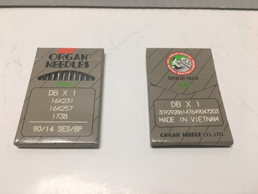 Organ Sewing Machine Needles, Size: 14 / 16 / 18 / 20 / 22, Pack Of 10 Needles