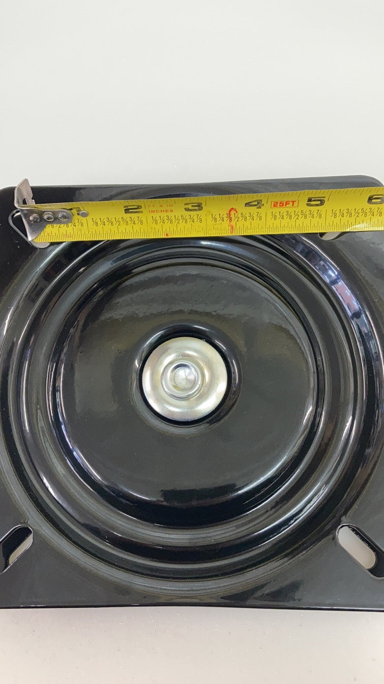 2.5MM Thick Solid Steel Heavy Duty 7" Bar Stool Swivel Replacement for Chair & Bar Stool Square Swivel Furniture Replacement