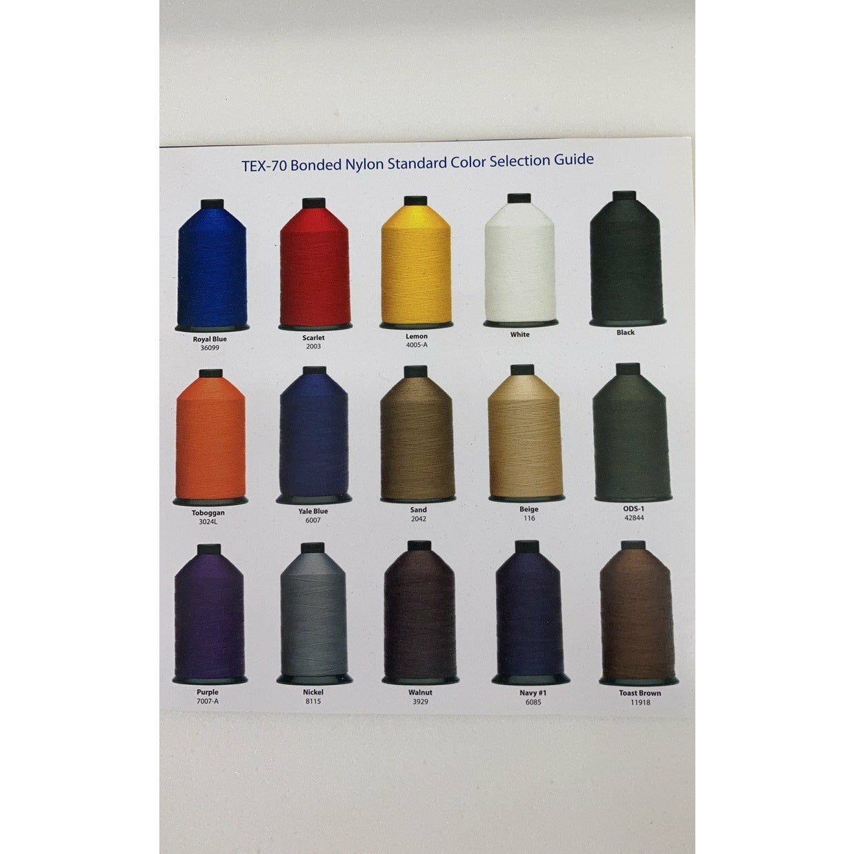 Upholstery Threads, Tex 70 Bonded Nylon #69, 16 oz. Spool
