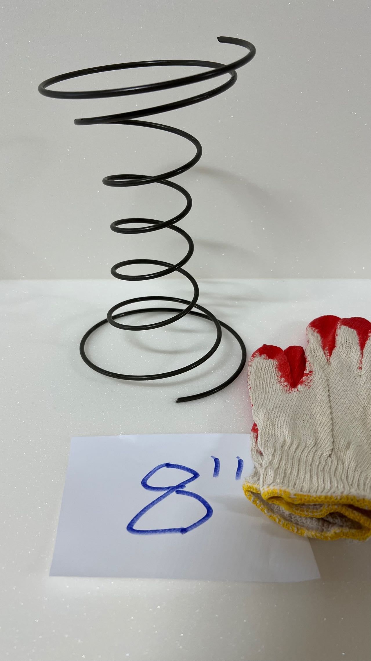 Upholstery Coil Spring, 9 Gauge For Seat, 4.5″ Diameter, Open End. 4″ To 8″ Heights