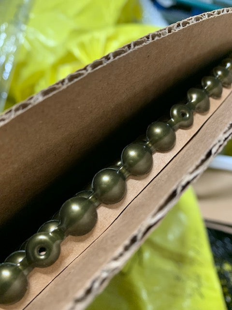 No. 6750-FN - Decorative Nailhead Trim French Natural Finish