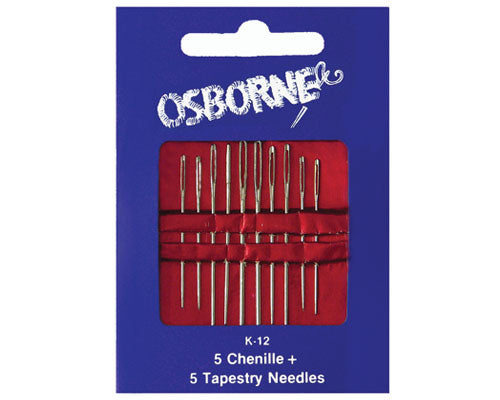C.S. Osborne Curved 3-Square Point Upholstery Needle Kit