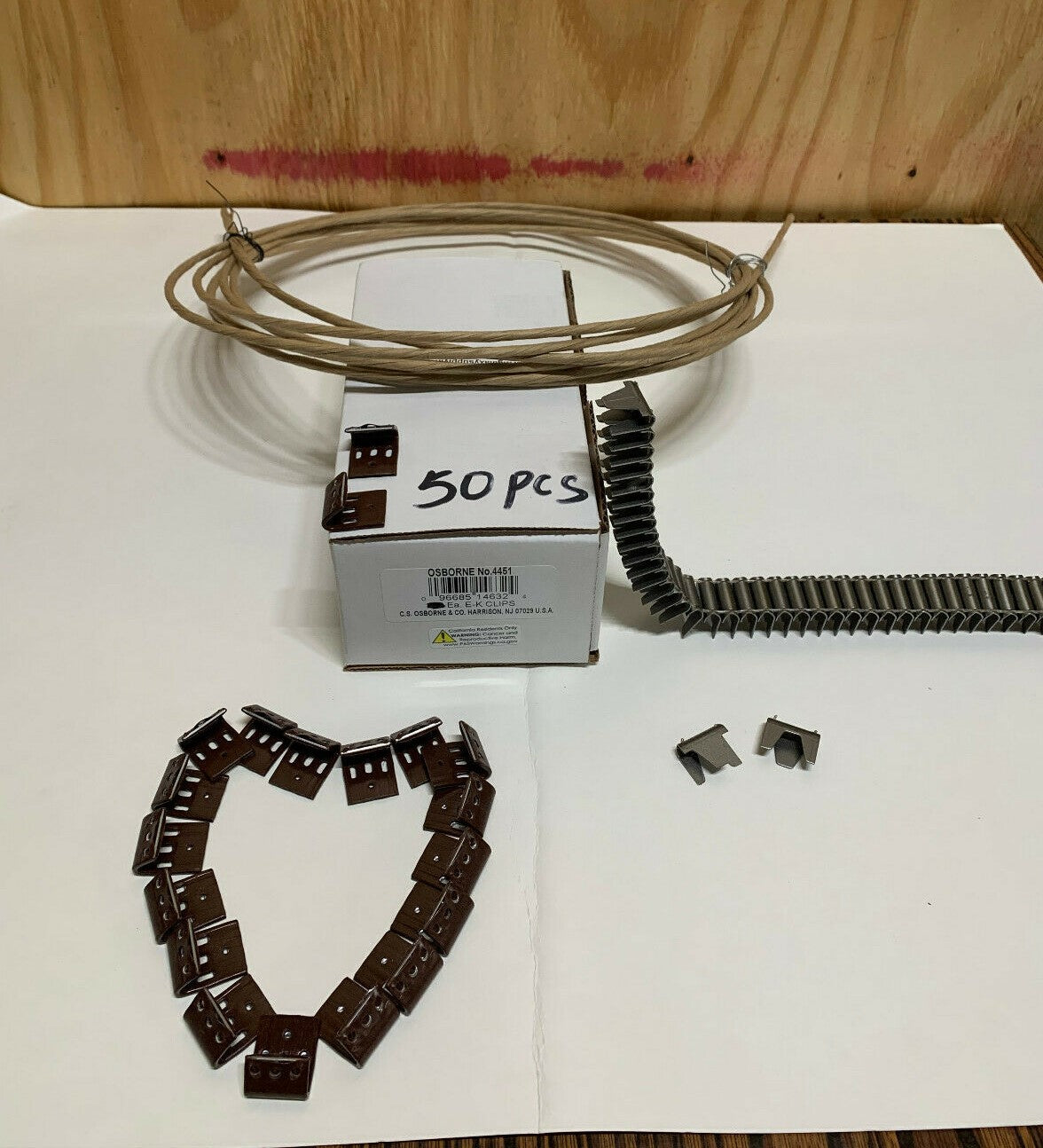 Zig Zag Spring, 11 Gauge For Back, 88 / 30 ft or With Repair Kits