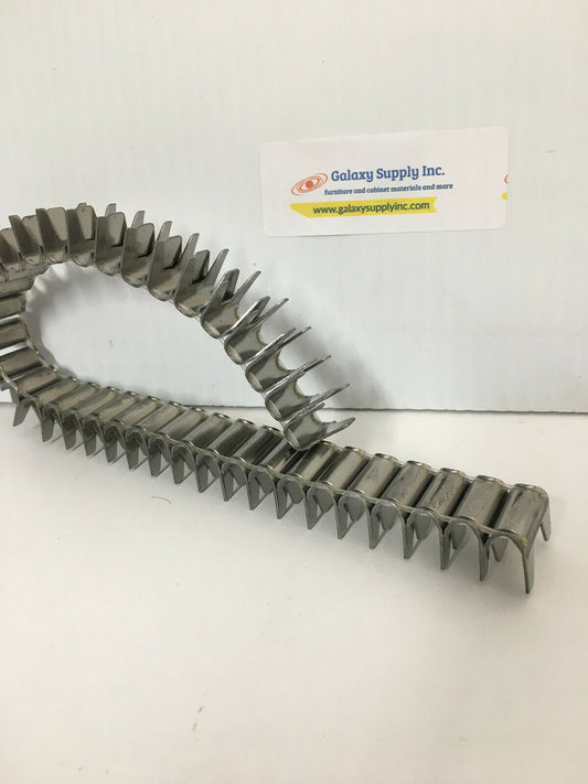 M85 Clips For Upholstery Zig Zag Spring, Mattress Spring Frame Edging. 7/8" Crown