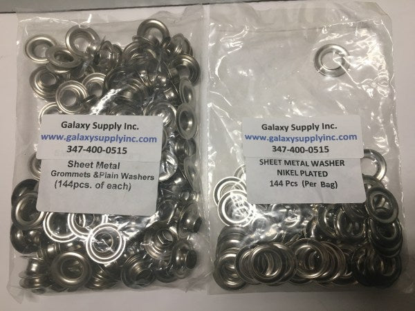 Grommets & Washers Size #2 = 3/8"