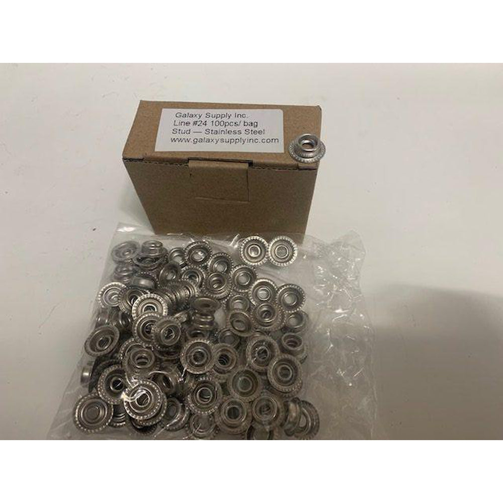 Stainless Steel Line #24 Upholstery Outdoor Snap Series.