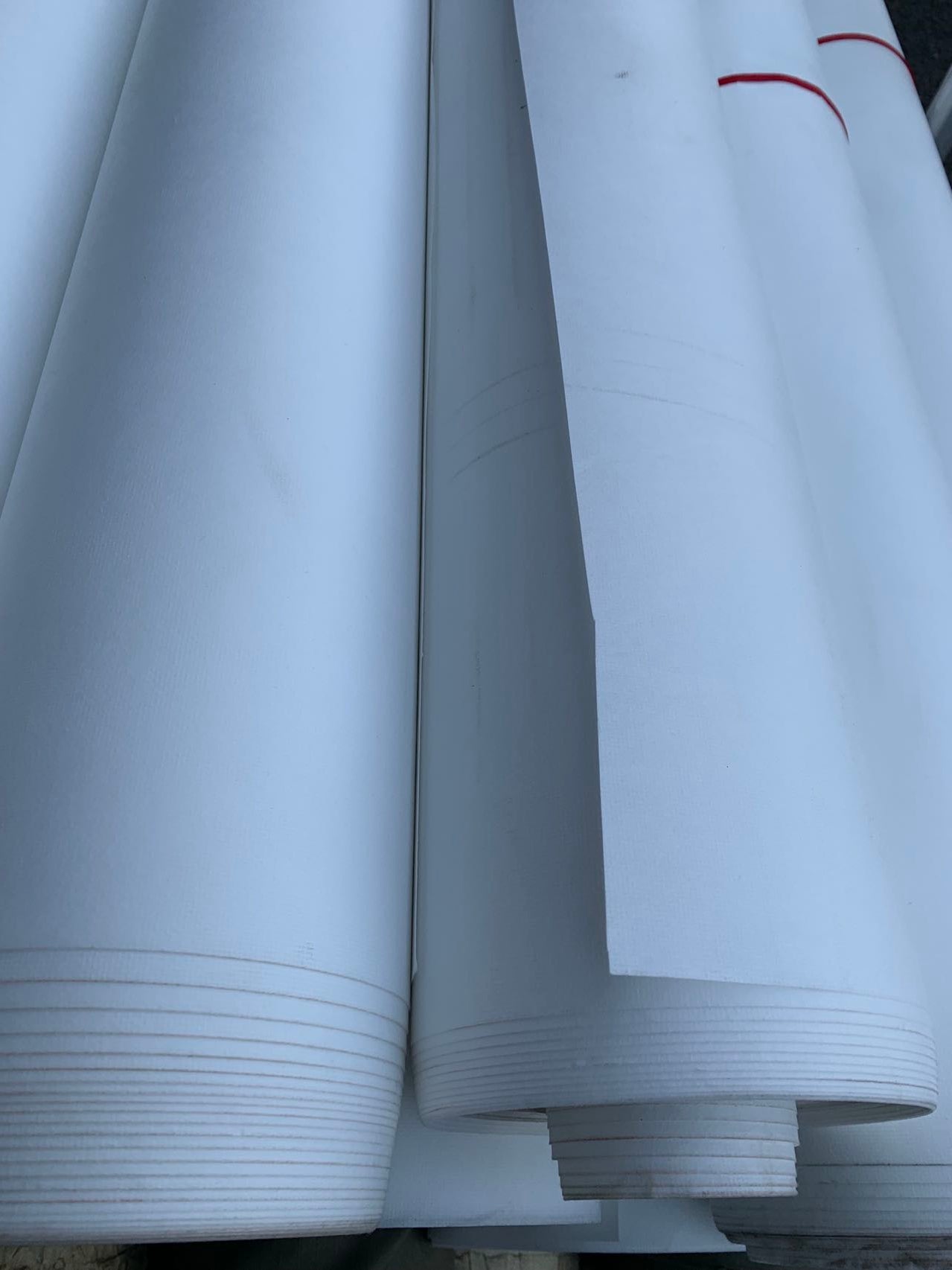 White Fabric --- Strong Fiber 62" Wide