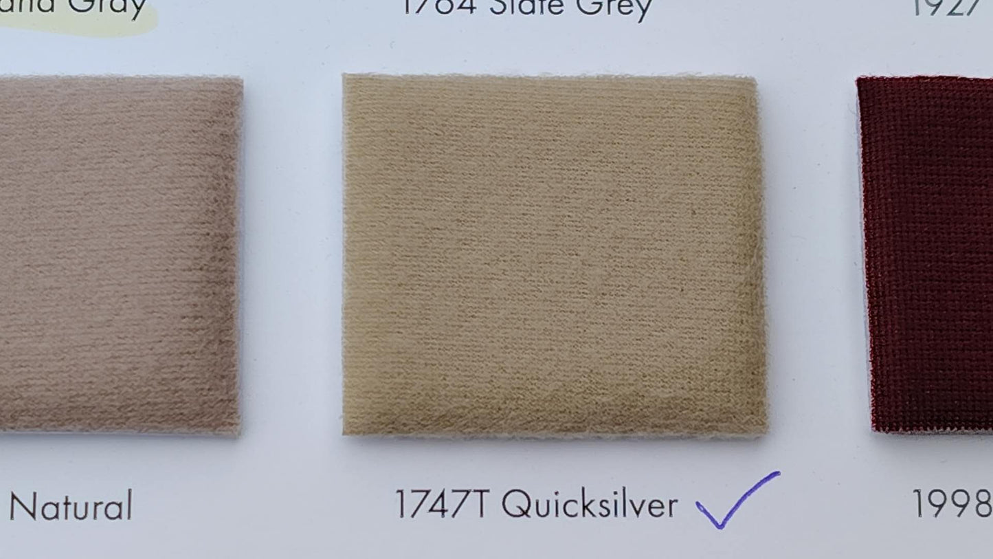 Headliner Fabric 60" Wide Brushed Fabric 1747T Quicksilver Packed & Sold By Yard