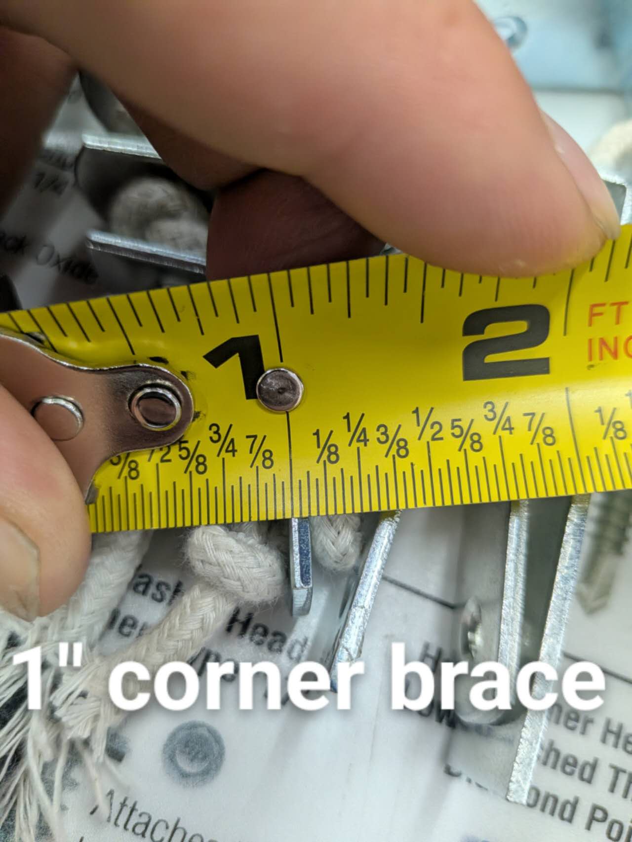 Corner Brace Connector 8 Sizes Available, Sold By 10 / 100 Pcs