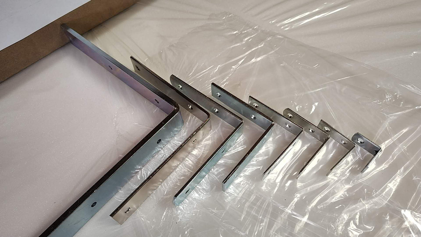 Corner Brace Connector 8 Sizes Available, Sold By 10 / 100 Pcs