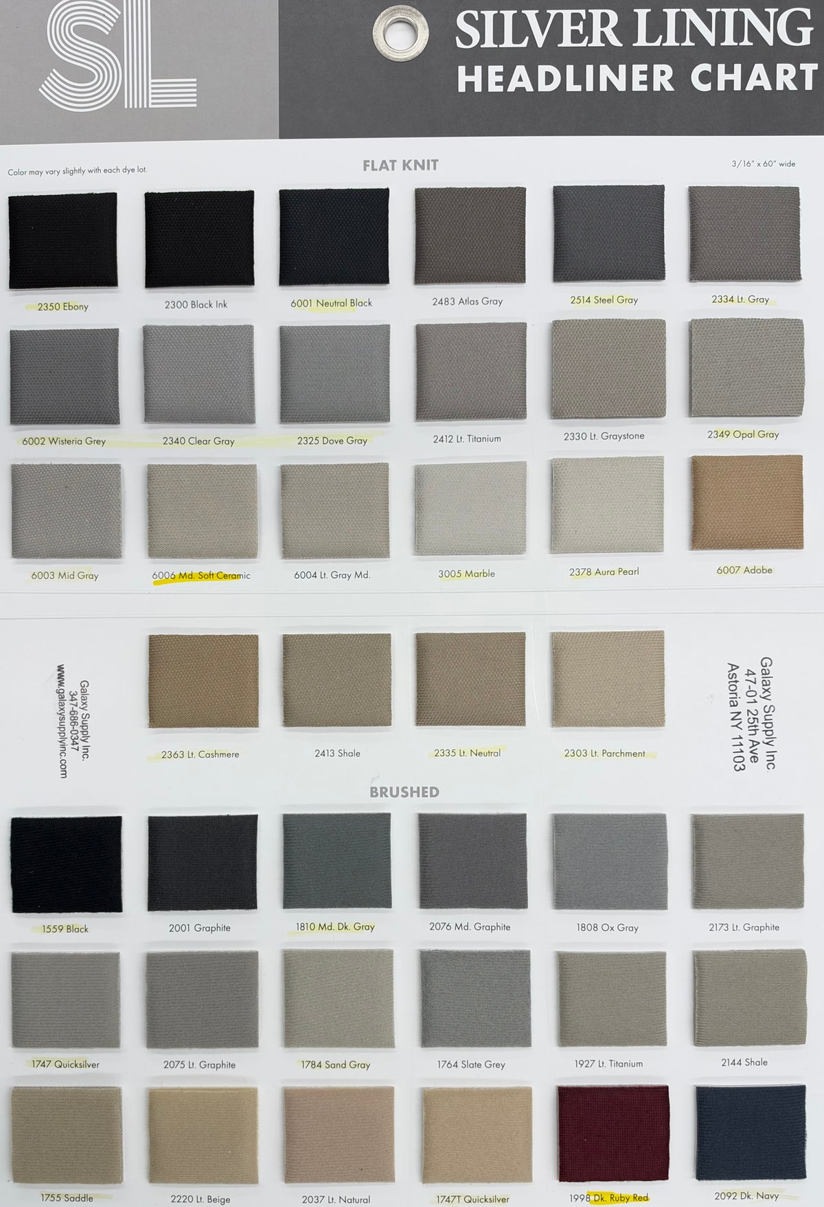 Headliner Fabric 60" Wide Flat Knit Fabric 6007 Adobe Packed & Sold By Yard