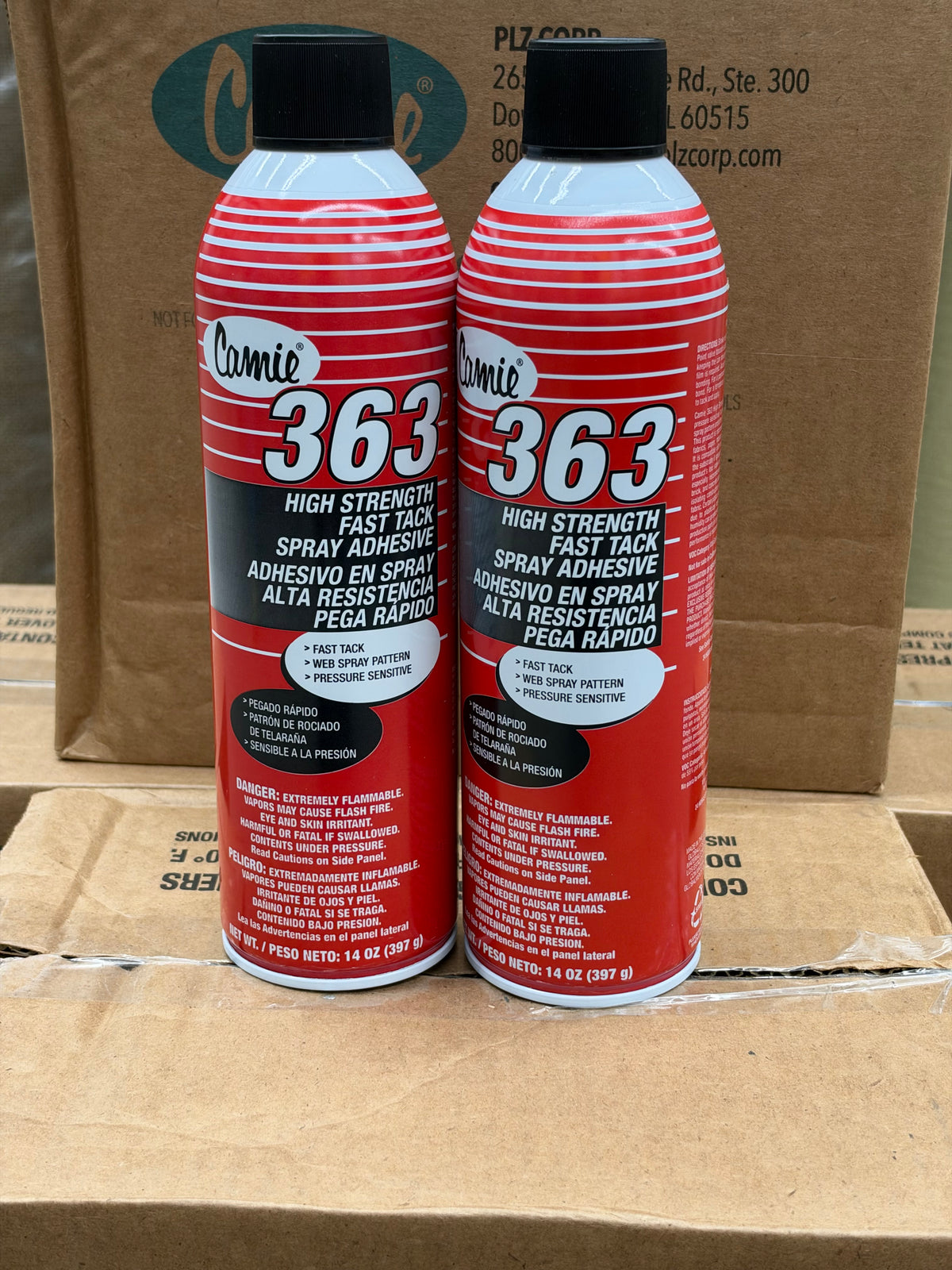 Camie 363 High Strength Fast Tack Spray Adhesive – 14 oz. Free shipping when order Full Case
