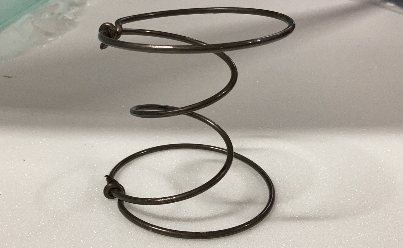 Upholstery Coil Spring, 9 Gauge For Seat, 4″ Diameter, Knotted At Both Ends. 4″ & 6″ Heights