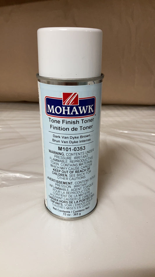 Mohawk Spray Paint, M101-0353 Tone Finish Toner (Dark Van Dyke Brown)