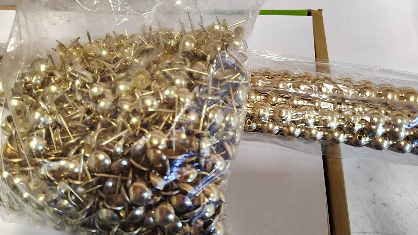 Nailhead Trim 36" With 20 Matching Nails, Diameter 7/16"