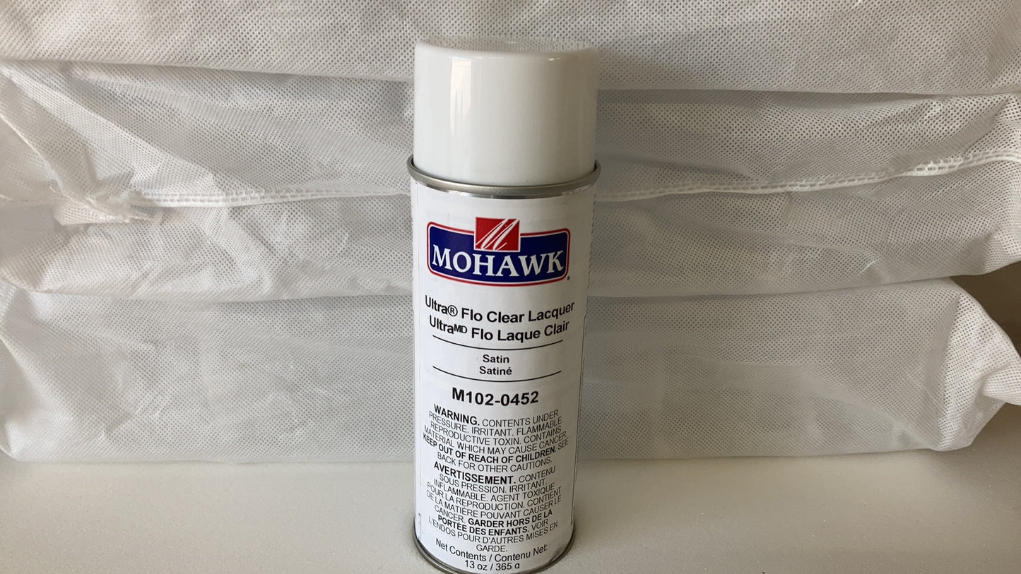 Mohawk Spray Paint, M102-0452 Flo Clear Lacquer (Satin)