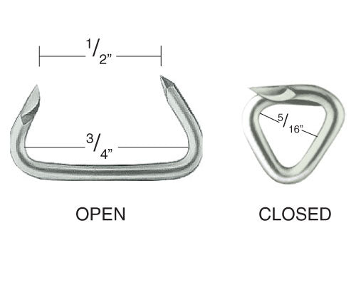 No. 1442 - Hog Rings - Sharp Points