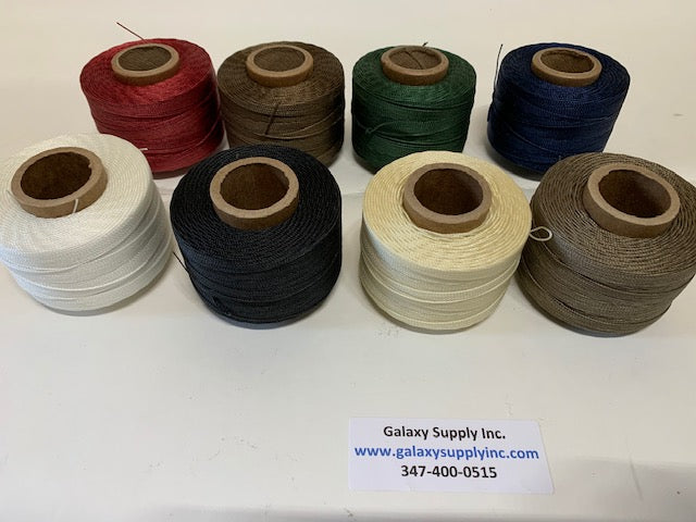 Hand Sewing Nylon Threads #18 , 2 oz. Spool 8 Colors Available